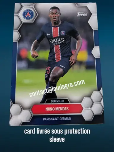 [psgfan2425_3] Nuno Mendes  Fan Set 24/25 Card N° 3