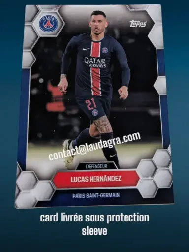 [psgfan2425_8] Lucas Hernández  Fan Set 24/25 Card N° 8