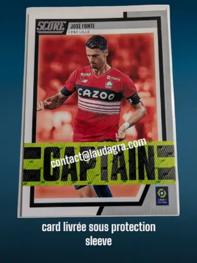 [CAPTAIN2223-02] Jose Fonte N° 2/ Captain Ligue 1 Uber Eats