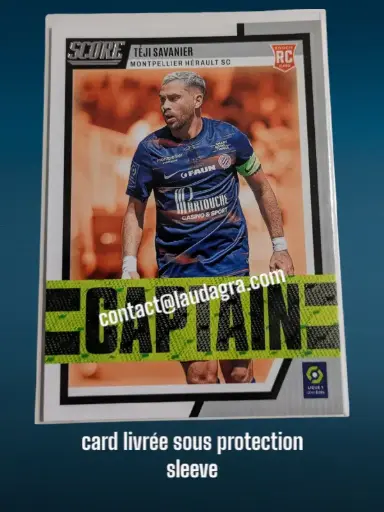 [CAPTAIN2223-04] Teji Savanier N° 4/ Captain Ligue 1 Uber Eats