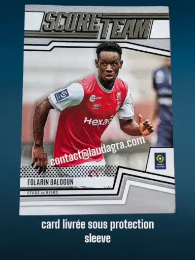 [SCORE2223-25] Folarin Balogun N° 25 Stade de Reims  Score Team 22/23