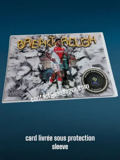 [BREAK2223-011] Benoit Badiashile N° 11/ Breakthrough    AS Monaco Panini