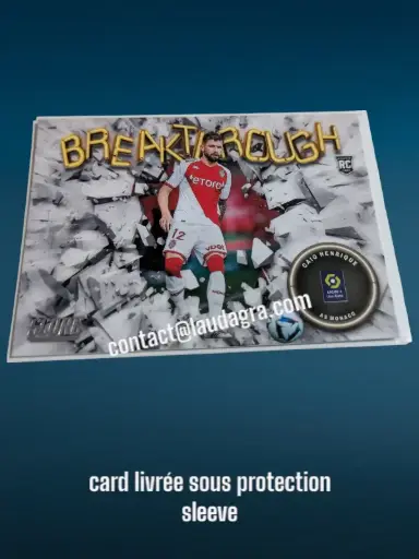 [BREAK2223-012] Caio Henrique N° 12/ Breakthrough    AS Monaco Panini
