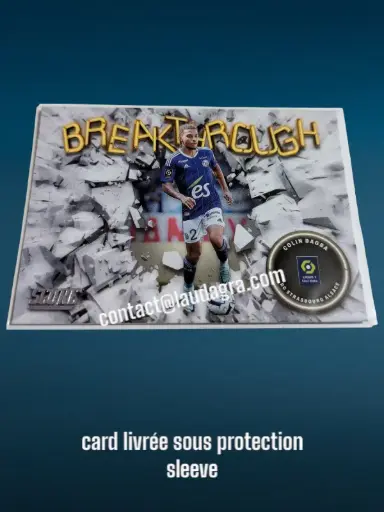 [BREAK2223-027] Colin Dagba N° 27/ Breakthrough    RC Strasbourg Alsace Panini