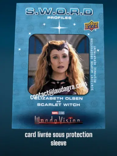 [WANDAVIS_SP-1] Elizabeth Olsen as Scarlet Witch Wandavision Card N° SP-1