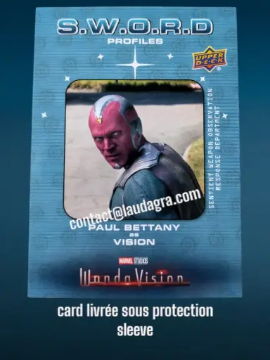 [WANDAVIS_SP-2] Paul Bettany as Vision Wandavision Card N° SP-2