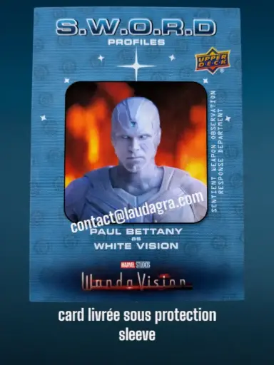 [WANDAVIS_SP-6] Paul Bettany as White Vision Wandavision Card N° SP-6
