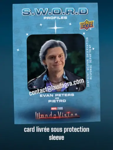 [WANDAVIS_SP-10] Evan Peters as Pietro Wandavision Card N° SP-10