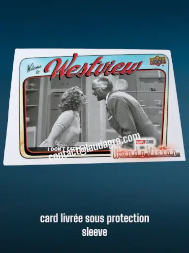 [WANDAVIS_PR-4 ] I dont eat food Wandavision Card N° PR-4 