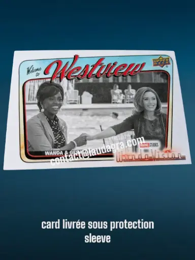 [WANDAVIS_PR-7 ] Wanda and Geraldine Wandavision Card N° PR-7 