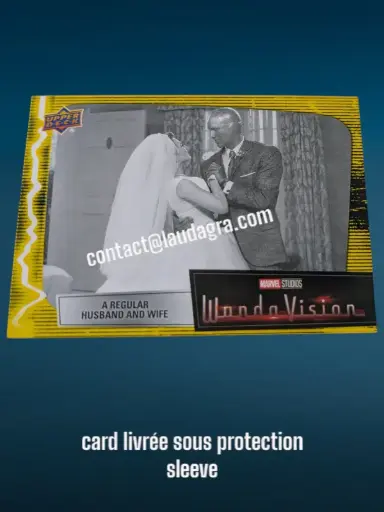 [WANDAVIS_Y01] Parallel Card Mind Stone Yellow A Regular Husband and Wife Wandavision Card N° 1