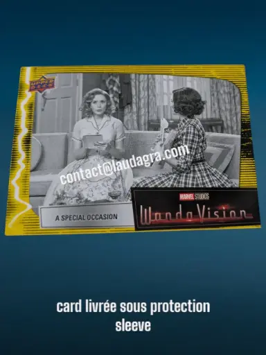 [WANDAVIS_Y05] Parallel Card Mind Stone Yellow A Special Occasion Wandavision Card N° 5