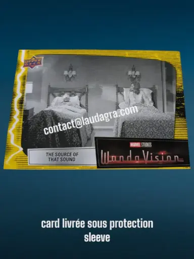 [WANDAVIS_Y11] Parallel Card Mind Stone Yellow The Source of That Sound Wandavision Card N° 11