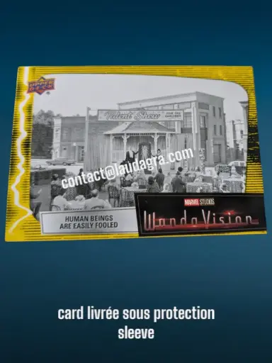[WANDAVIS_Y17] Parallel Card Mind Stone Yellow Human Beings Are Easily Fooled Wandavision Card N° 17