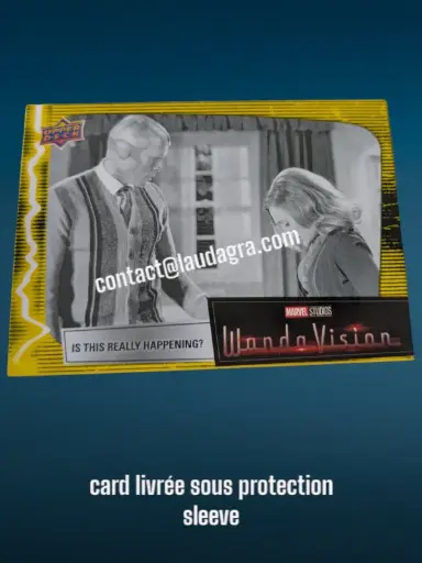 [WANDAVIS_Y18] Parallel Card Mind Stone Yellow Is This Really Happening? Wandavision Card N° 18