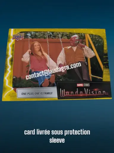 [WANDAVIS_Y21] Parallel Card Mind Stone Yellow One Plus One Is Family Wandavision Card N° 21