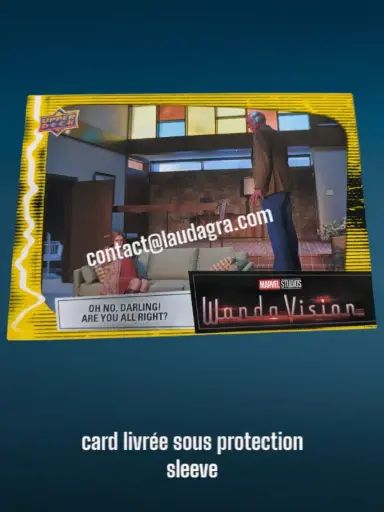 [WANDAVIS_Y23] Parallel Card Mind Stone Yellow Oh No, Darling! Are You All Right? Wandavision Card N° 23