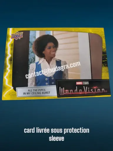 [WANDAVIS_Y25] Parallel Card Mind Stone Yellow All the Pipes in My Ceiling Burst Wandavision Card N° 25