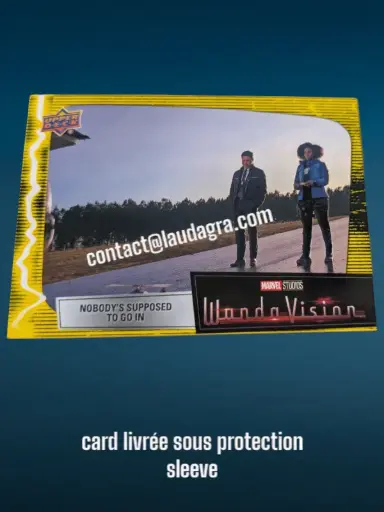 [WANDAVIS_Y31] Parallel Card Mind Stone Yellow Noboby’s Supposed to Go In Wandavision Card N° 31
