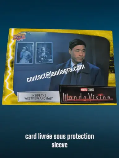 [WANDAVIS_Y35] Parallel Card Mind Stone Yellow Inside the Westview Anomaly Wandavision Card N° 35