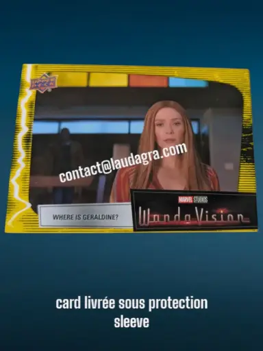 [WANDAVIS_Y37] Parallel Card Mind Stone Yellow Where Is Geraldine? Wandavision Card N° 37