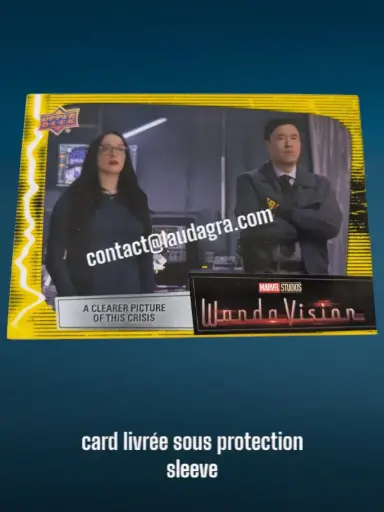 [WANDAVIS_Y42] Parallel Card Mind Stone Yellow A Clearer Picture of This Crisis Wandavision Card N° 42