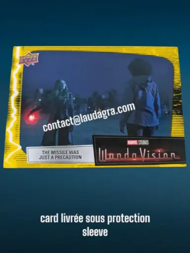 [WANDAVIS_Y43] Parallel Card Mind Stone Yellow The Missile Was Just a Precaution Wandavision Card N° 43