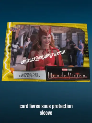 [WANDAVIS_Y50] Parallel Card Mind Stone Yellow Maximize Your Candy Acquisition Wandavision Card N° 50