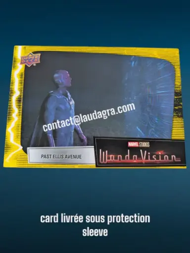 [WANDAVIS_Y53] Parallel Card Mind Stone Yellow Past Ellis Avenue Wandavision Card N° 53