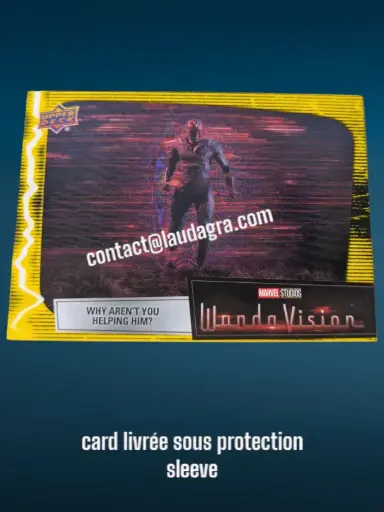 [WANDAVIS_Y54] Parallel Card Mind Stone Yellow Why Aren’t You Helping Him? Wandavision Card N° 54