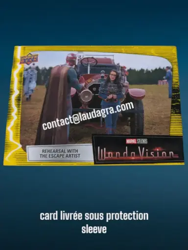 [WANDAVIS_Y57] Parallel Card Mind Stone Yellow Rehearsal With the Escape Artist Wandavision Card N° 57