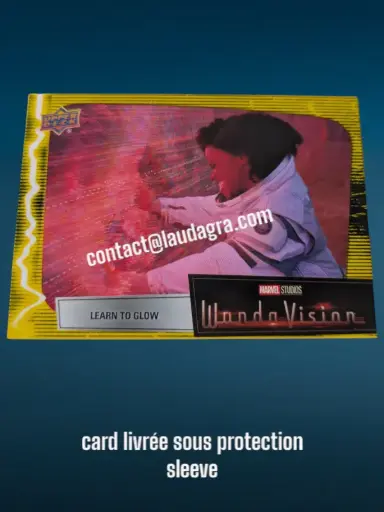 [WANDAVIS_Y60] Parallel Card Mind Stone Yellow Learn to Glow Wandavision Card N° 60