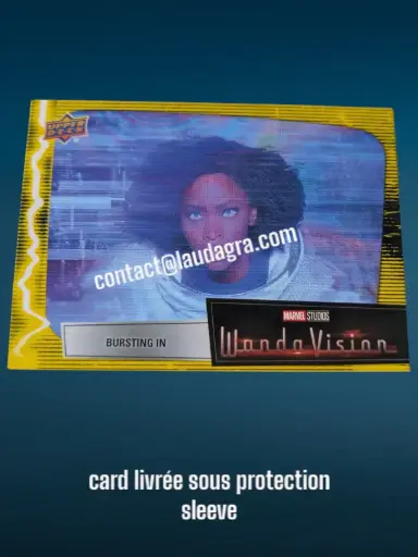 [WANDAVIS_Y61] Parallel Card Mind Stone Yellow Bursting In Wandavision Card N° 61