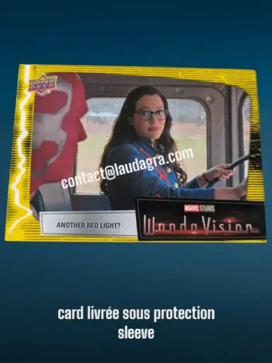 [WANDAVIS_Y62] Parallel Card Mind Stone Yellow Another Red Light? Wandavision Card N° 62