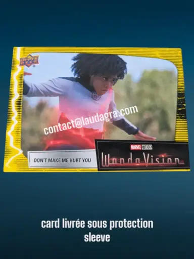 [WANDAVIS_Y64] Parallel Card Mind Stone YellowDon’t Make Me Hurt You Wandavision Card N° 64
