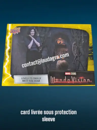 [WANDAVIS_Y65] Parallel Card Mind Stone YellowLovely to Finally Meet You, Dear Wandavision Card N° 65