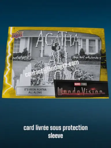 [WANDAVIS_Y66] Parallel Card Mind Stone YellowAgatha All Along Wandavision Card N° 66