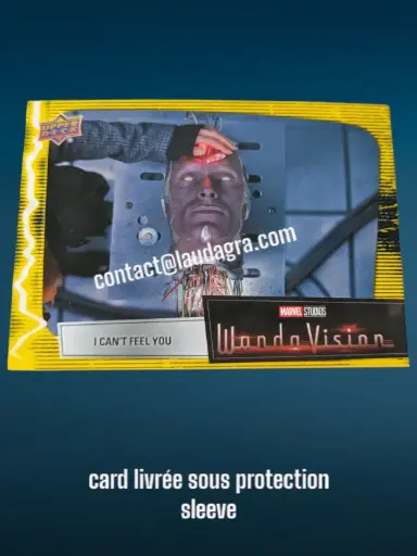 [WANDAVIS_Y73] Parallel Card Mind Stone YellowI Can’t Feel You Wandavision Card N° 73