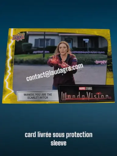 [WANDAVIS_Y76] Parallel Card Mind Stone YellowWanda, You Are the Scarlet Witch Wandavision Card N° 76