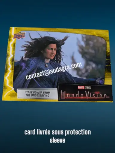 [WANDAVIS_Y77] Parallel Card Mind Stone YellowI Take Power from the Underserving Wandavision Card N° 77