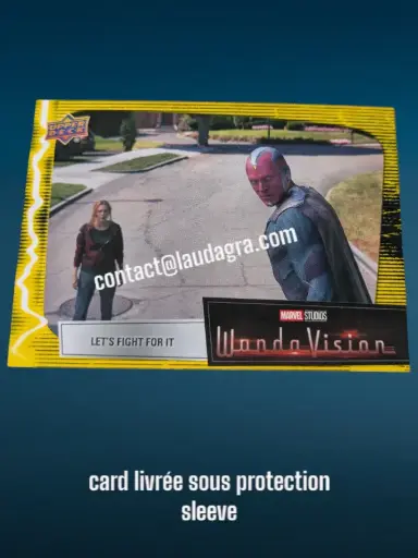 [WANDAVIS_Y79] Parallel Card Mind Stone YellowLet’s Fight for It Wandavision Card N° 79