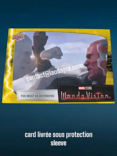 [WANDAVIS_Y80] Parallel Card Mind Stone YellowYou Must Be Destroyed Wandavision Card N° 80