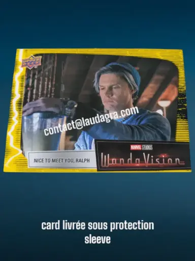 [WANDAVIS_Y81] Parallel Card Mind Stone YellowNice to Meet You, Ralph Wandavision Card N° 81