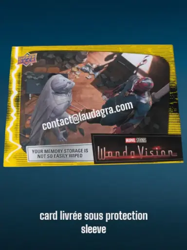 [WANDAVIS_Y84] Parallel Card Mind Stone YellowYour Memory Storage Is Not So Easily Wiped Wandavision Card N° 84