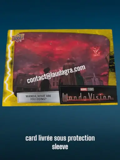 [WANDAVIS_Y85] Parallel Card Mind Stone YellowWanda, What Are You Doing? Wandavision Card N° 85