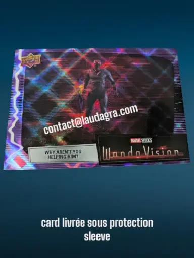[WANDAVIS_P54] Parallel Card Purple Spell Why Aren’t You Helping Him? Wandavision Card N° 54