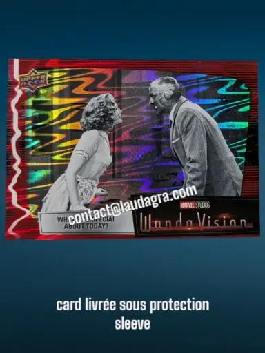 [WANDAVIS_R02] Parallel Card Scarlet Red What’s So Special About Today? Wandavision Card N° 2