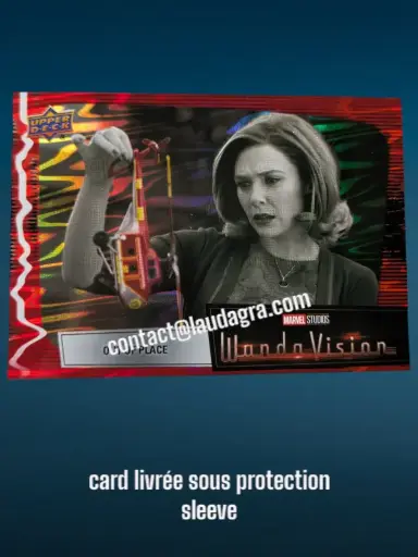 [WANDAVIS_R13] Parallel Card Scarlet Red Out of Place Wandavision Card N° 13