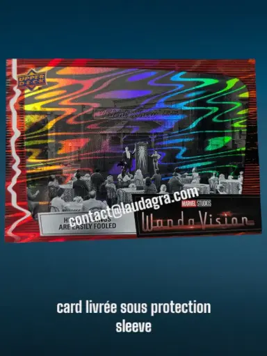 [WANDAVIS_R17] Parallel Card Scarlet Red Human Beings Are Easily Fooled Wandavision Card N° 17