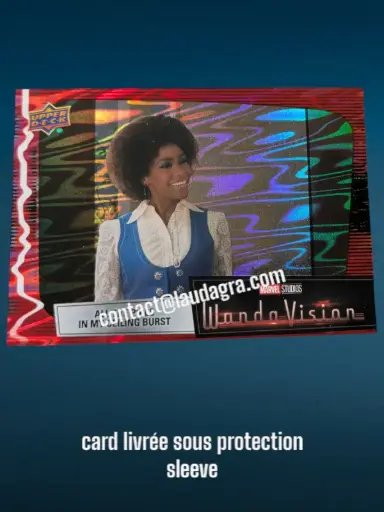 [WANDAVIS_R25] Parallel Card Scarlet Red All the Pipes in My Ceiling Burst Wandavision Card N° 25